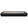 Schwarzes Bettgestell mit LED-Beleuchtung Kinj 150x200cm