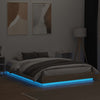 Bettgestell Sonoma-Eiche Kinj 150x200cm (mit LED-Beleuchtung)
