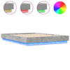 Bettgestell Betonfarbe mit LED-Beleuchtung Kinj 150x200cm