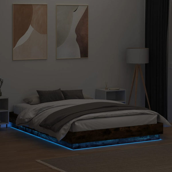 Bettrahmen Savutammi Kinj 140x200cm (mit LED-Beleuchtung)