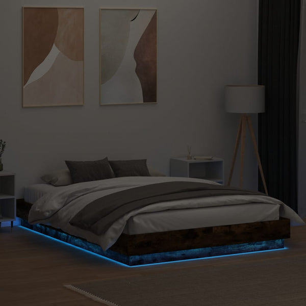 Bettrahmen Savutammi Kinj 120x200cm (mit LED-Beleuchtung)
