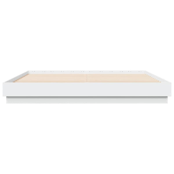 Weißes Bettgestell Gr. 200x200cm (Holz)
