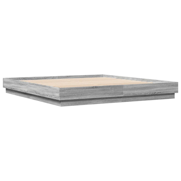 Grauer Bettrahmen Sz 180x200cm (Holz)