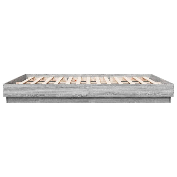 Grauer Bettrahmen Sz 180x200cm (Holz)