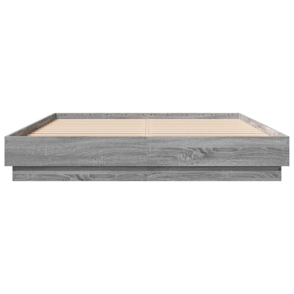 Graues Bettgestell Sz 160x200cm (Holz)