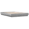 Graues Bettgestell 120x200cm (Holz)
