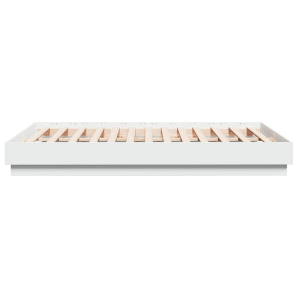Weißer Bettrahmen Sz 140x190cm (Holz)