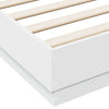 Weißer Bettrahmen Sz 140x190cm (Holz)