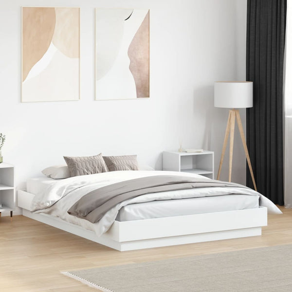Weißer Bettrahmen Sz 140x190cm (Holz)