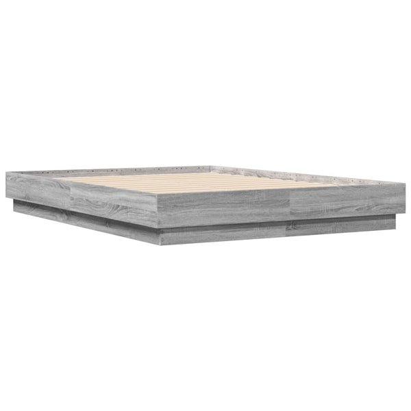 Graues Bettgestell Gr. 120x190cm (Holz)