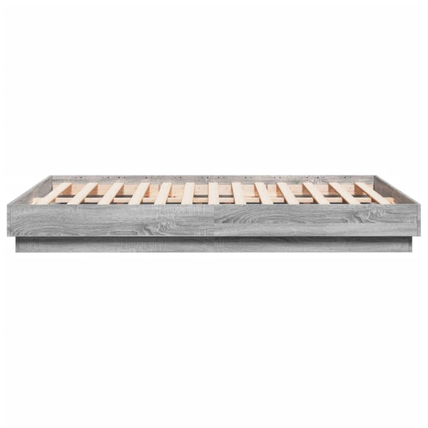 Graues Bettgestell Gr. 120x190cm (Holz)