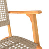 Beige Gartenstühle Sentie (2er-Set Polyrattan und Akazienholz)