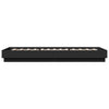 Schwarzes Bettgestell mit LED-Beleuchtung Virginie 100x200cm