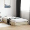 Sonoma-Eiche Bettgestell Virginie 100x200cm (mit LED-Beleuchtung)