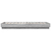 Graues Bettgestell mit LED-Beleuchtung Virginie 100x200cm