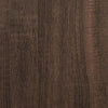 Braunes Eichenbettgestell mit LED-Beleuchtung Virginie 100x200cm