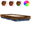 Bettgestell Savutammi mit LED-Beleuchtung Virginie 90x200cm