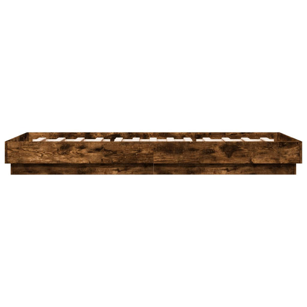 Bettgestell Savutammi mit LED-Beleuchtung Virginie 90x200cm