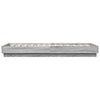 Graues Bettgestell mit LED-Beleuchtung Virginie 90x200cm
