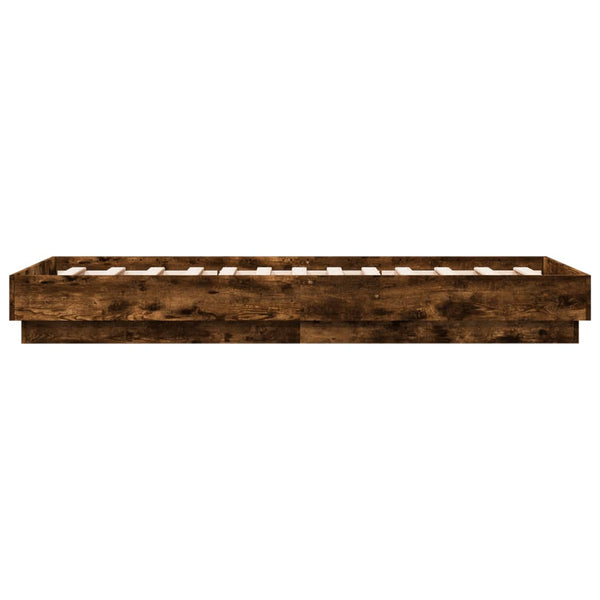Bettgestell Savutammi mit LED-Beleuchtung Virginie 90x190cm