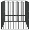 Hundezwinger Steliade, schwarz (4 Paneele, verzinkter Stahl)