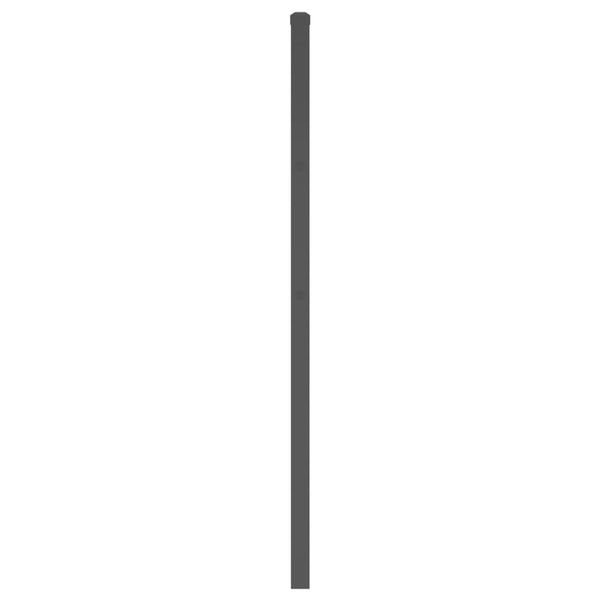 Schwarzes Metallbettkopfteil Badite 193 cm