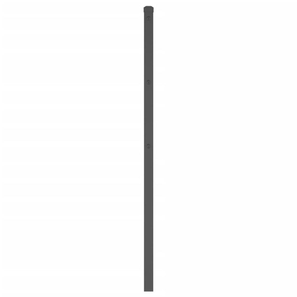 Musta metallinen sängynpääty Badite 200cm