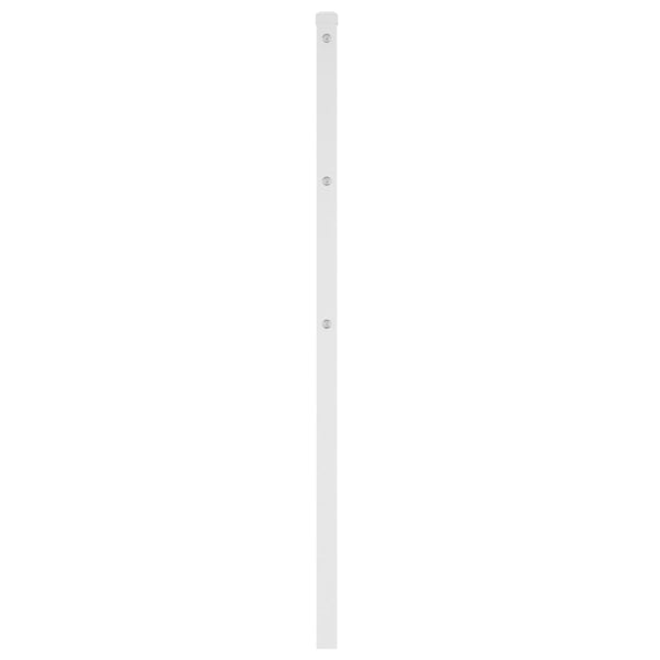 Valkoinen metallinen sängynpääty Badite 75cm