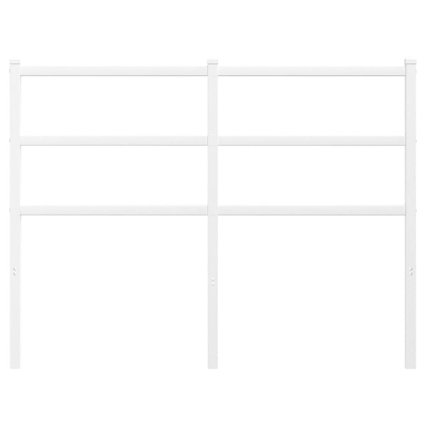 Valkoinen metallinen sängynpääty Badite 120cm