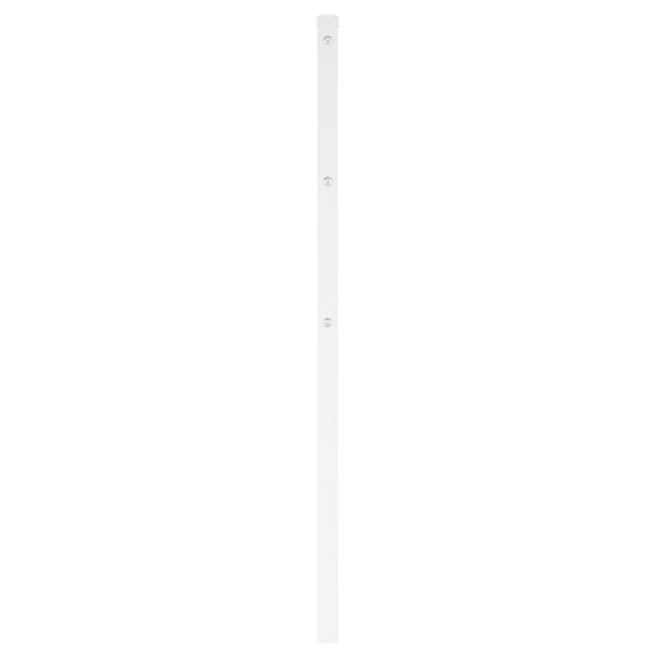 Valkoinen metallinen sängynpääty Badite 120cm
