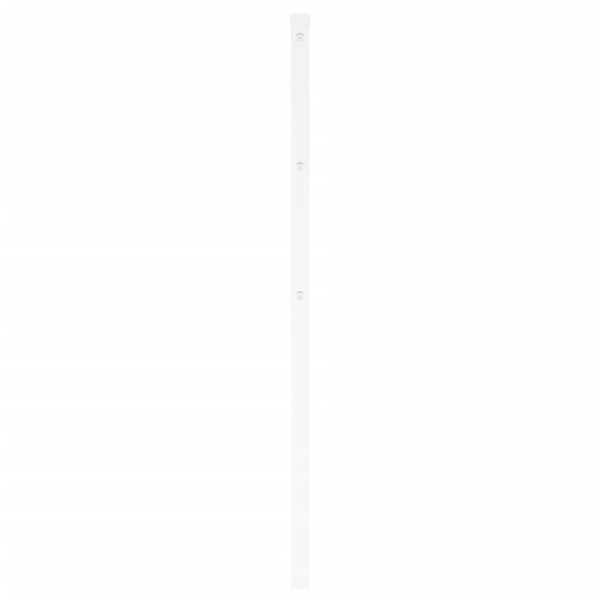 Valkoinen metallinen sängynpääty Badite 180cm