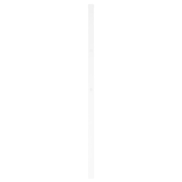 Valkoinen metallinen sängynpääty Badite 193cm