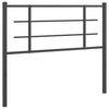 Schwarzes Metallkopfteil Stoeana 107cm