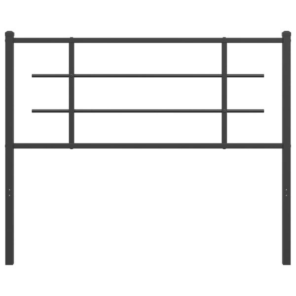 Schwarzes Metallkopfteil Stoeana 107cm