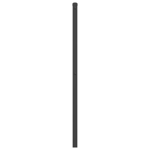 Schwarzes Metallkopfteil Stoeana 107cm