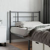 Schwarzes Metallkopfteil Stoeana 107cm