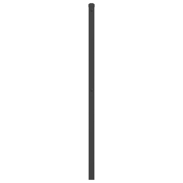 Schwarzes Metallbettkopfteil Stoeana 193cm