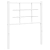 Weißes Metallkopfteil Stoeana 75cm