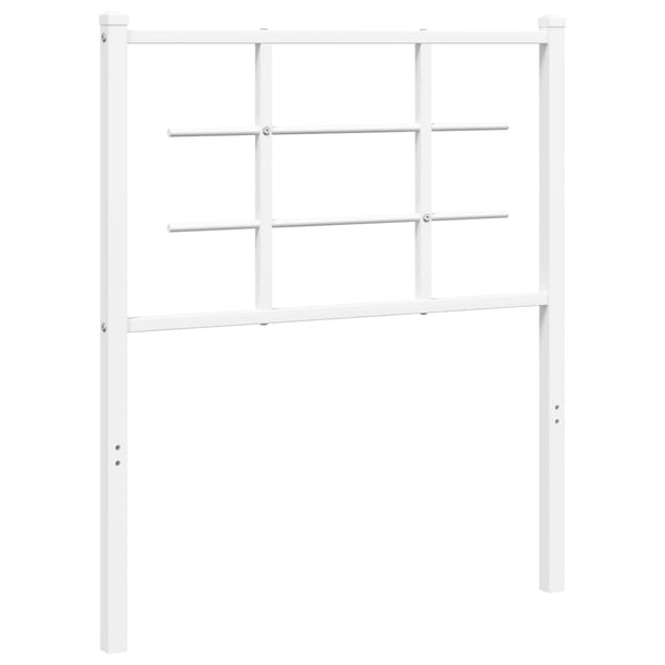 Weißes Metallkopfteil Stoeana 75cm