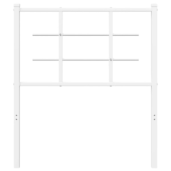 Weißes Metallkopfteil Stoeana 75cm