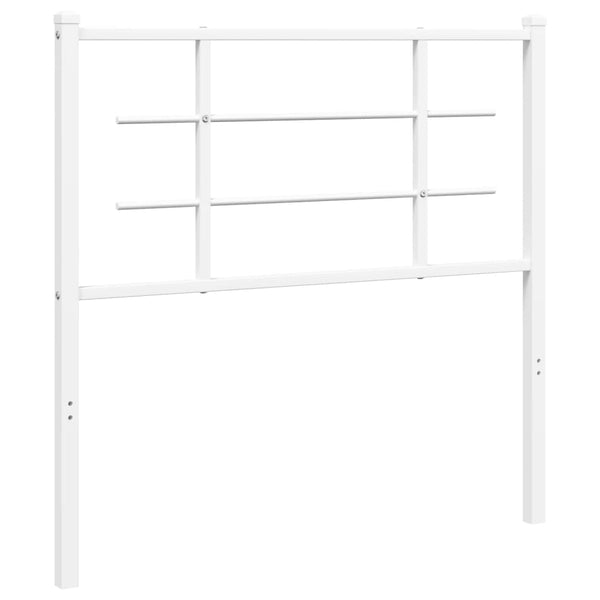 Weißes Metallbettgestell Stoeana 100cm