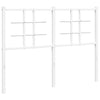 Weißes Metallkopfteil Stoeana 120cm