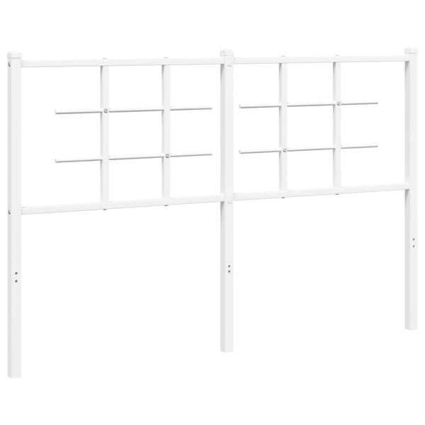 Weißes Metallkopfteil Stoeana 135 cm