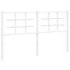 Weißes Metallkopfteil Stoeana 160cm