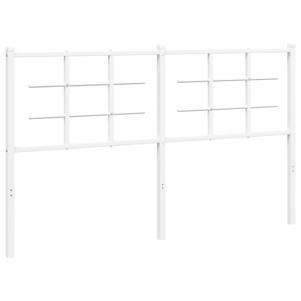 Weißes Metallkopfteil Stoeana 160cm