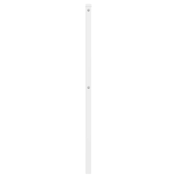 Weißes Bettkopfteil aus Metall Stoeana 193cm