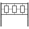 Schwarzes Metallkopfteil Romelia 100cm