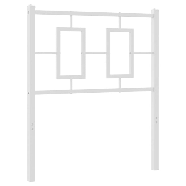 Weißes Metallkopfteil Romelia 80cm