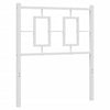 Weißes Metallkopfteil Romelia 80cm