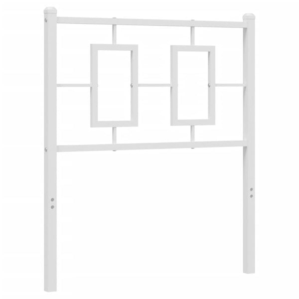 Weißes Metallkopfteil Romelia 80cm